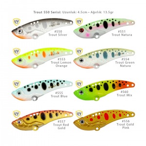 DEEPVİB TROUT 550 VİBRASYON YEM SERİSİ 14 GRM