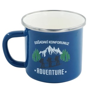 Orcamp Emaye Kupa 180 ml Mavi Adventure