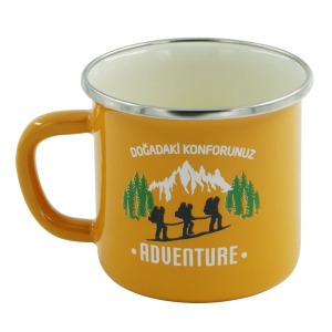 Orcamp Emaye Kupa 180 ml Sarı Adventure